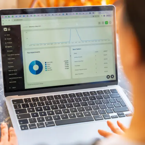 Slimme horeca-kassa met realtime verkoopinzicht