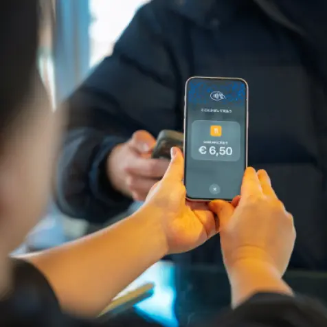 Bestellen en betalen op één telefoon