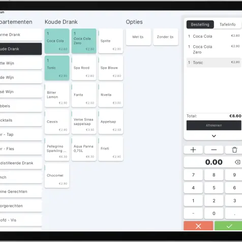 Handige kassa functies