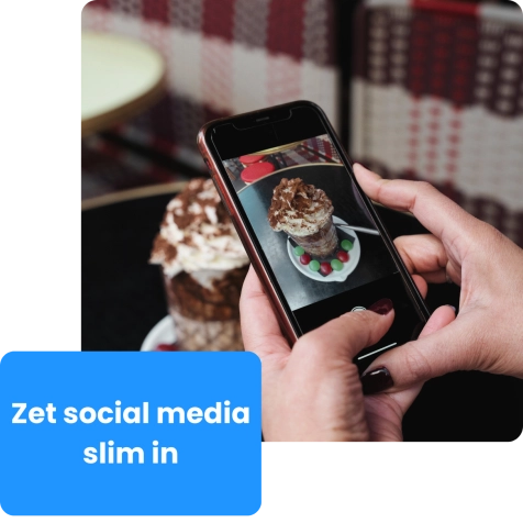 Tip 3: Blijf in contact via social media